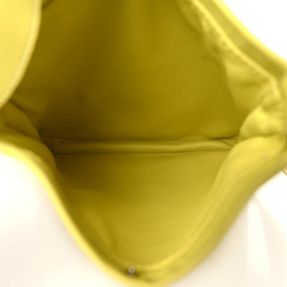 Hermes Lambskin Clou De Selle Pouch Sulphur 4 of 9