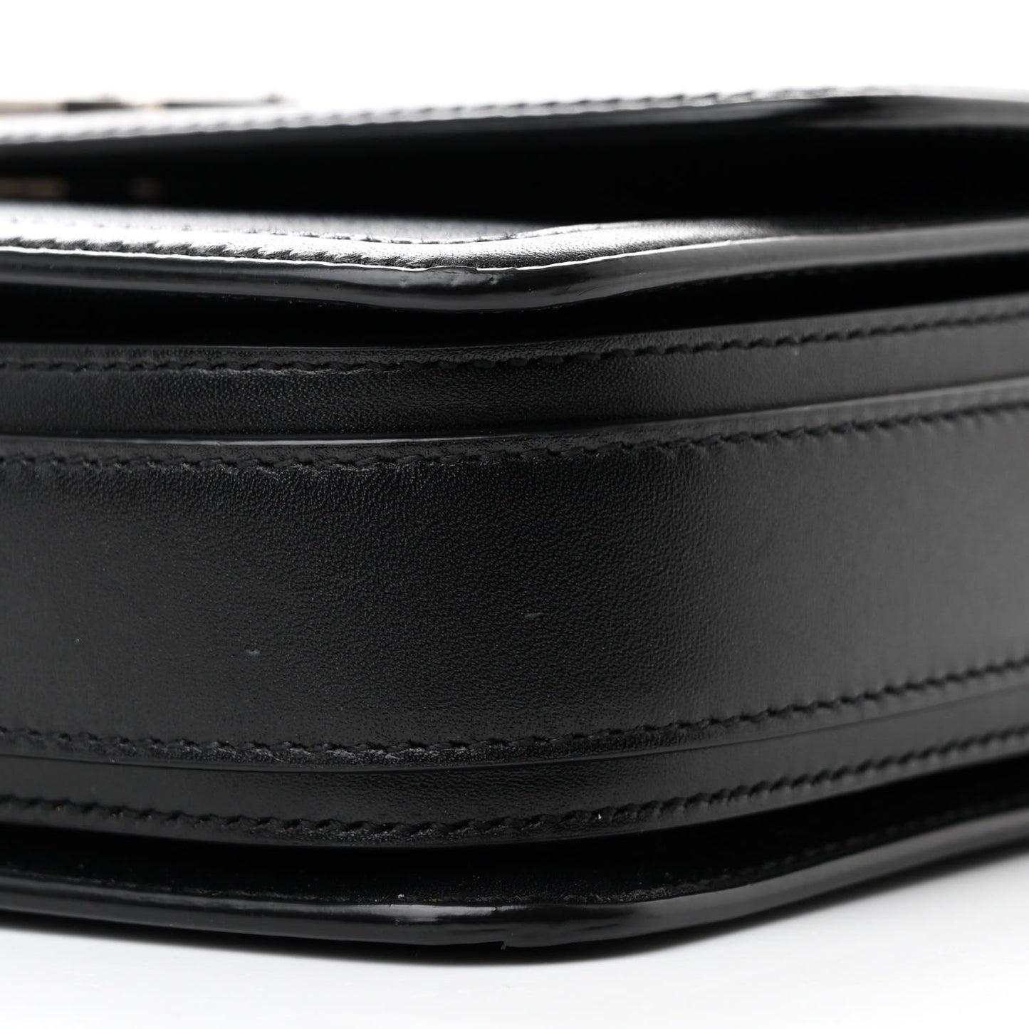 Box Calfskin Monogram Medium Solferino Satchel Black