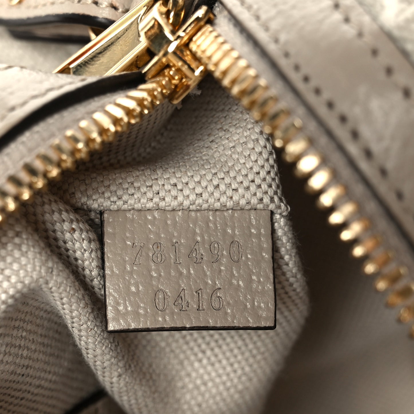 GG Supreme Monogram Textured Dollar Calfskin Web Super Mini Ophidia Top Handle Bowler Bag Beige Mystic White Oatmeal