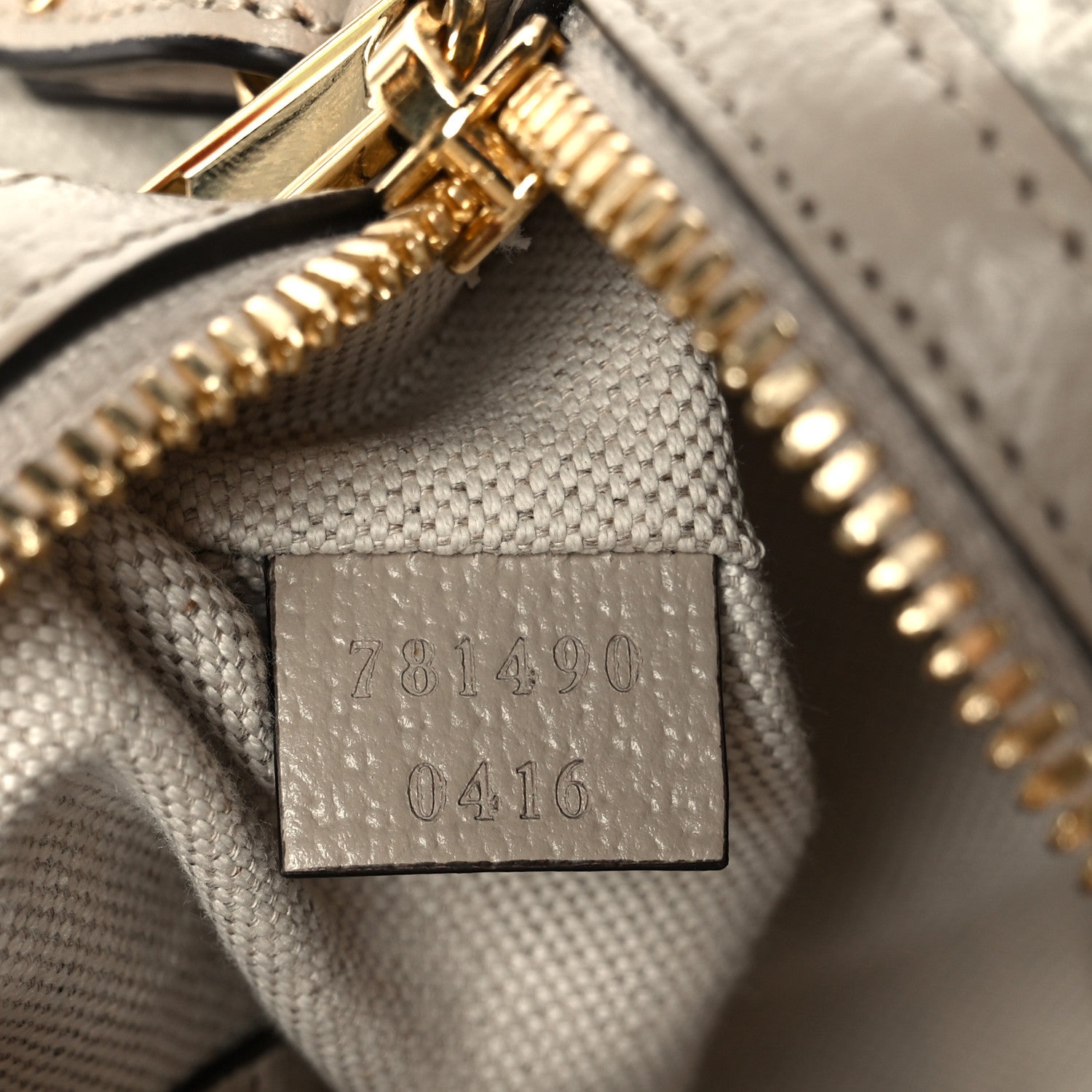Gucci GG Supreme Monogram Textured Dollar Calfskin Web Super Mini Ophidia Top Handle Bowler Bag Beige Mystic White Oatmeal 7 of 11