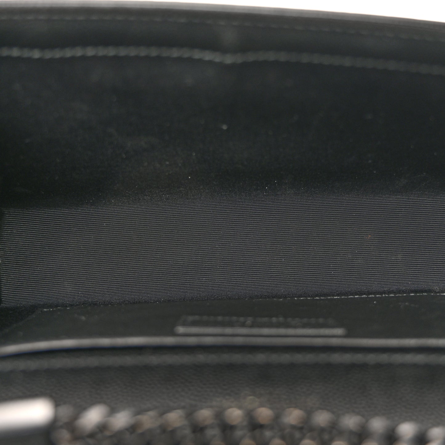 Grain De Poudre Medium Classic Monogram Monochrome Kate Satchel Black