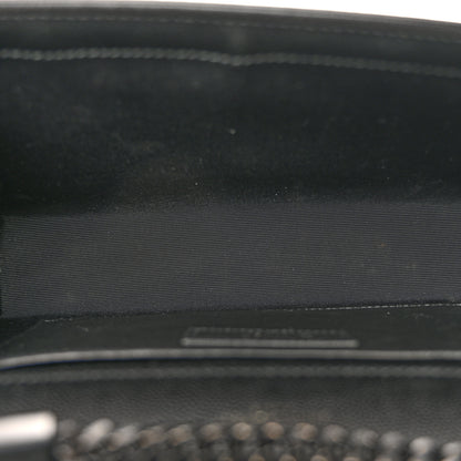 Saint Laurent Grain De Poudre Medium Classic Monogram Monochrome Kate Satchel Black 5 of 14