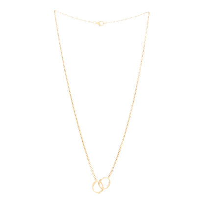 Cartier 18K Yellow Gold Interlocking LOVE Necklace 3 of 9