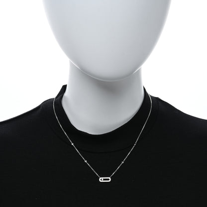 Messika 18K White Gold Diamond Move Uno Necklace 2 of 5
