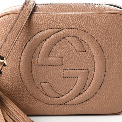 Gucci Pebbled Calfskin Small Soho Disco Bag Rose Beige 10 of 10