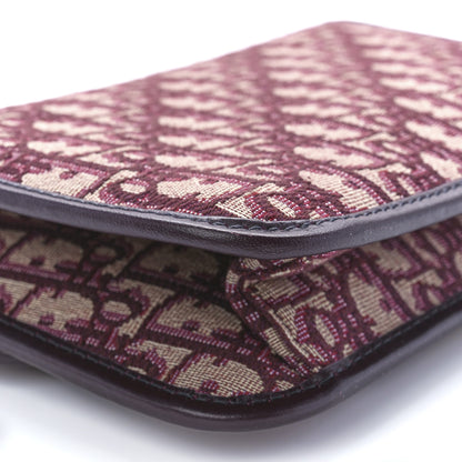 Christian Dior Oblique DiorAddict Flap Bag Burgundy 11 of 12