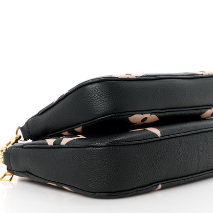 Louis Vuitton Empreinte Monogram Giant Multi Pochette Accessories Black Beige 10 of 11