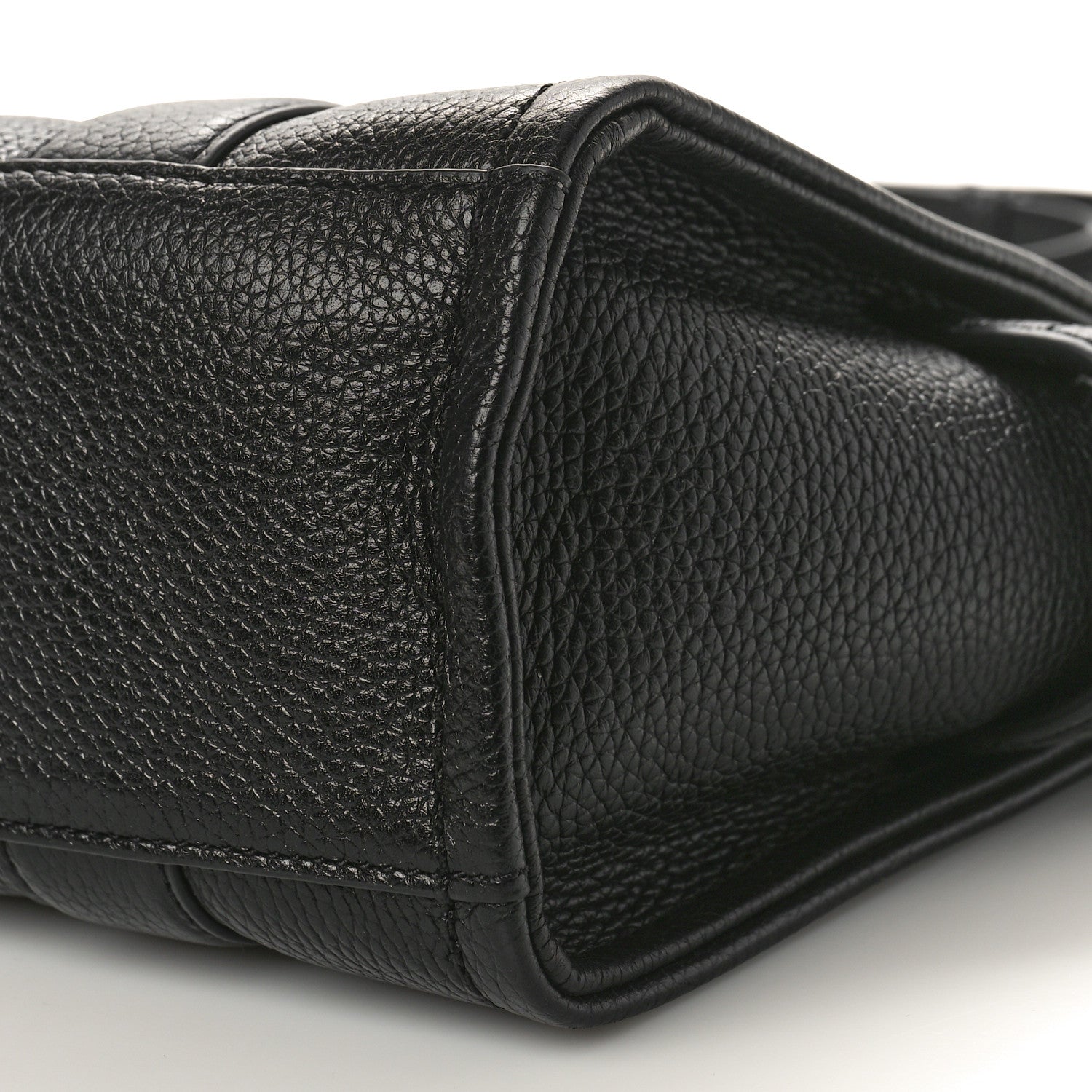 Marc Jacobs Grained Calfskin Small The Tote Bag Black 9 of 13