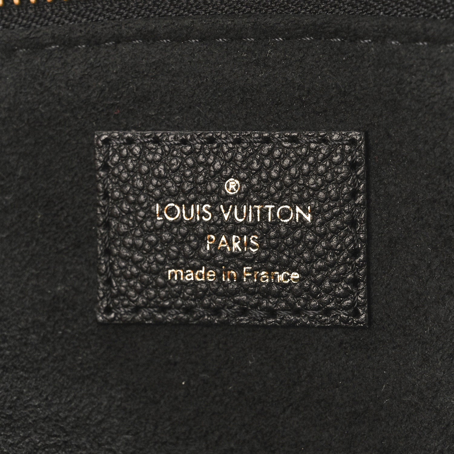 Louis Vuitton Empreinte Monogram Giant Petit Palais Black Beige 6 of 9