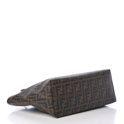 Fendi Zucca Spalmati Small Roll Tote Tobacco Fuxia 4 of 13