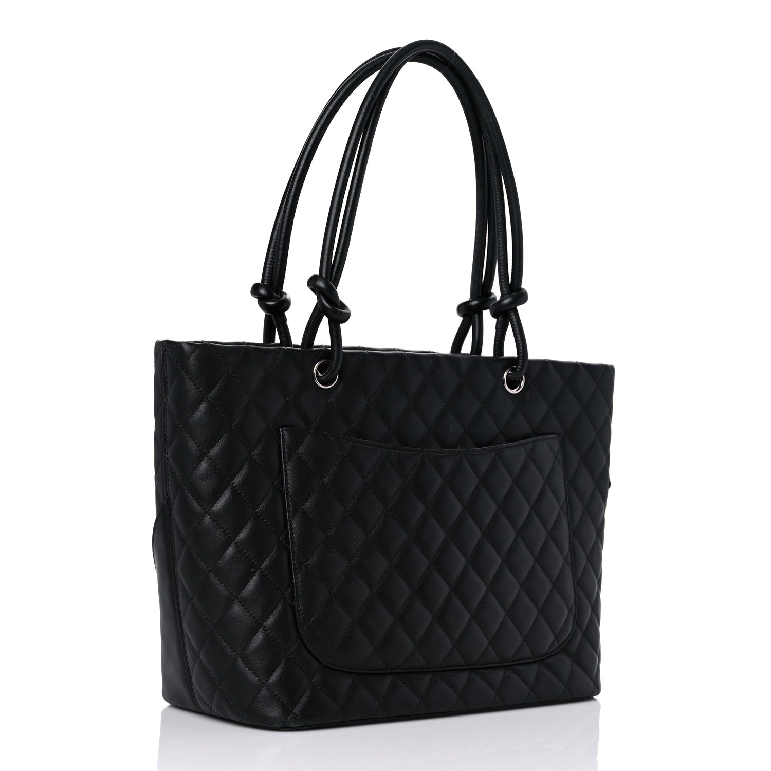 Chanel Calfskin Quilted Large Cambon Tote Black 2 of 17