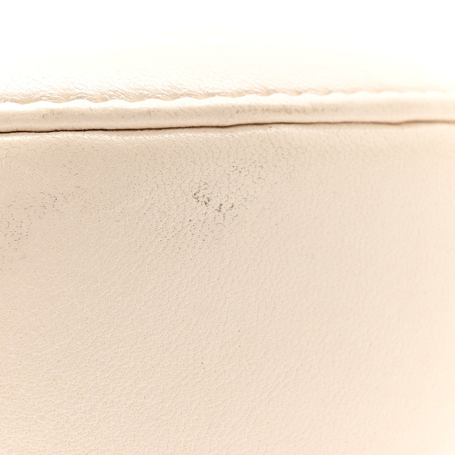 Chanel Lambskin Quilted Chanel 19 Round Clutch With Chain White 11 of 13