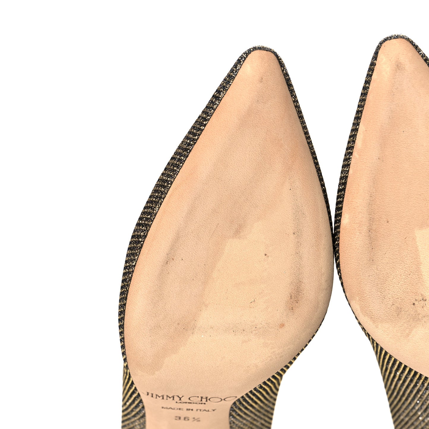 Glitter Fabric Romy 85 Pumps 36.5 Light Bronze