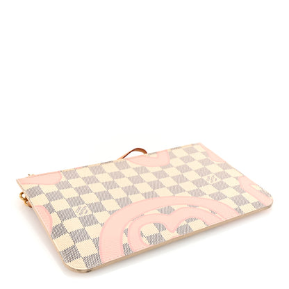 Louis Vuitton Damier Azur Tahitienne Neverfull MM GM Pochette 4 of 6