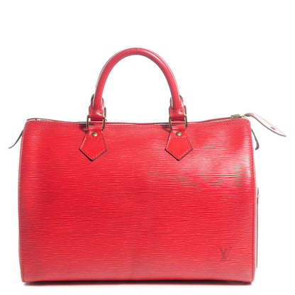 Louis Vuitton Epi Speedy 30 Rouge 1 of 7