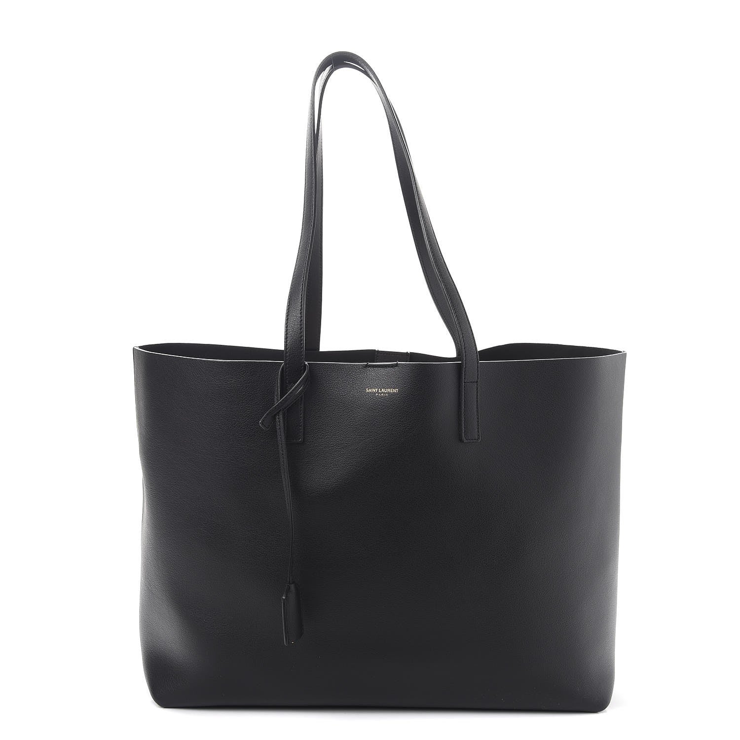 Saint Laurent Calfskin Large Shopping Tote Black 1 of 10