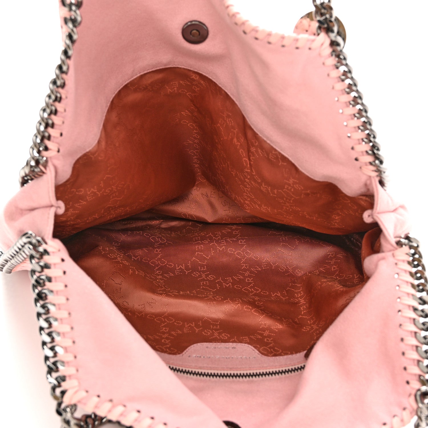Stella McCartney Shaggy Deer Small Falabella Tote Pink 5 of 9