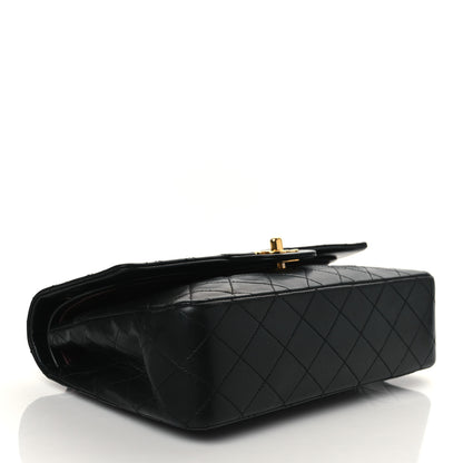 Chanel Lambskin Quilted Medium Double Flap Black 4 of 10