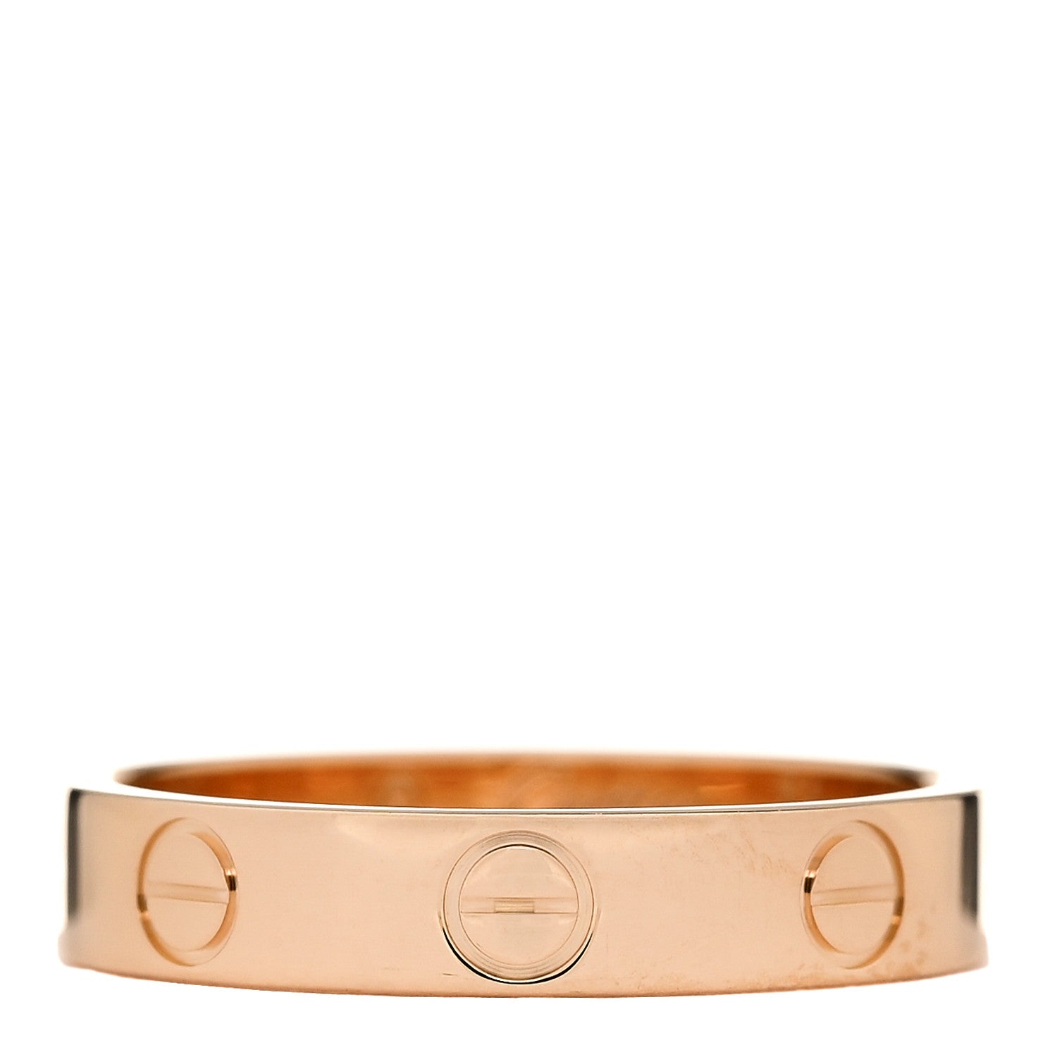 Cartier 18K Pink Gold 3.5mm LOVE Wedding Band Ring 51 5.75 1 of 4