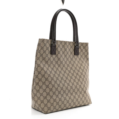 Gucci GG Plus Monogram Small Vertical Tote Dark Brown 3 of 8