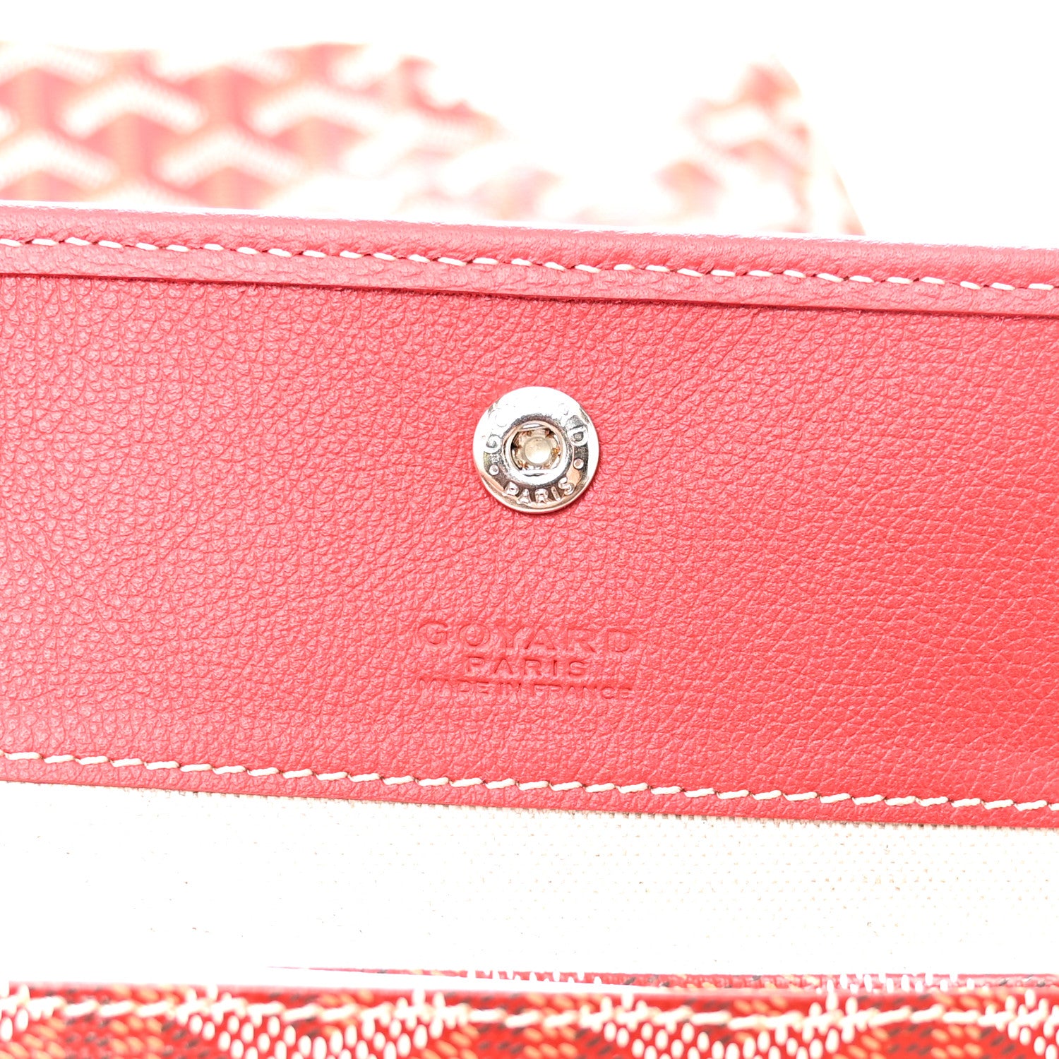 Goyard Goyardine Saint Louis PM Red 6 of 10