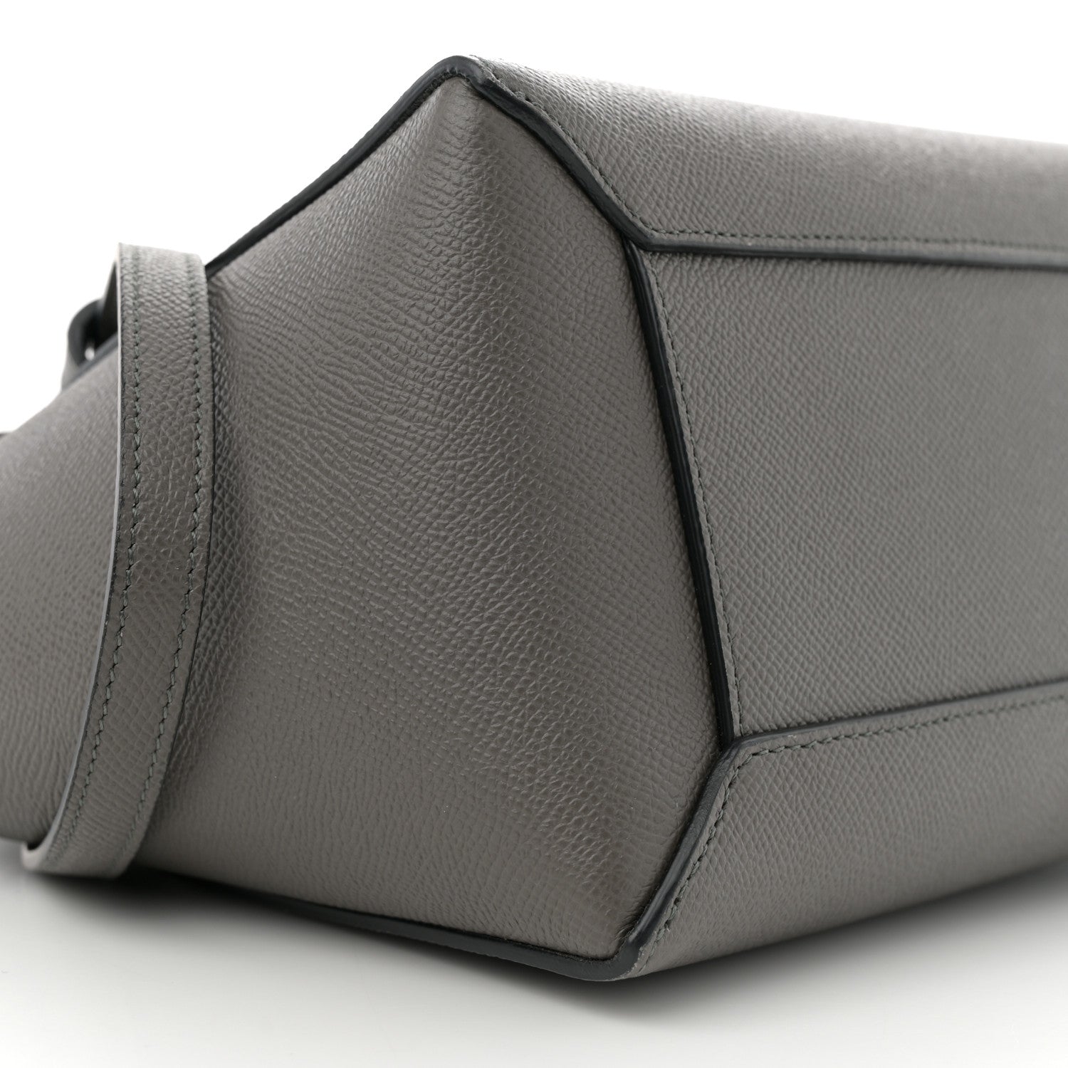 Celine Grained Calfskin Micro Belt Bag Grey 8 of 11