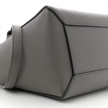 Celine Grained Calfskin Micro Belt Bag Grey 8 of 11