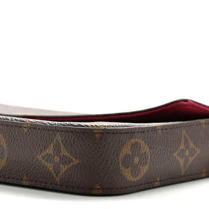 Louis Vuitton Monogram Pochette Felicie Chain Wallet Fuchsia 11 of 14
