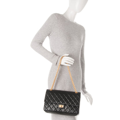 Chanel Aged Calfskin Quilted 2.55 Reissue 226 Flap Black 2 of 8