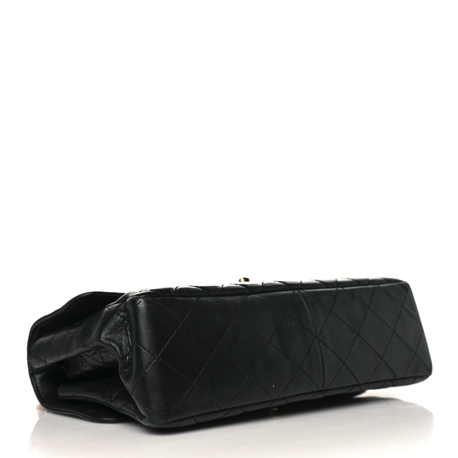 Chanel Lambskin Quilted Medium Double Sided Flap Black 3 of 10