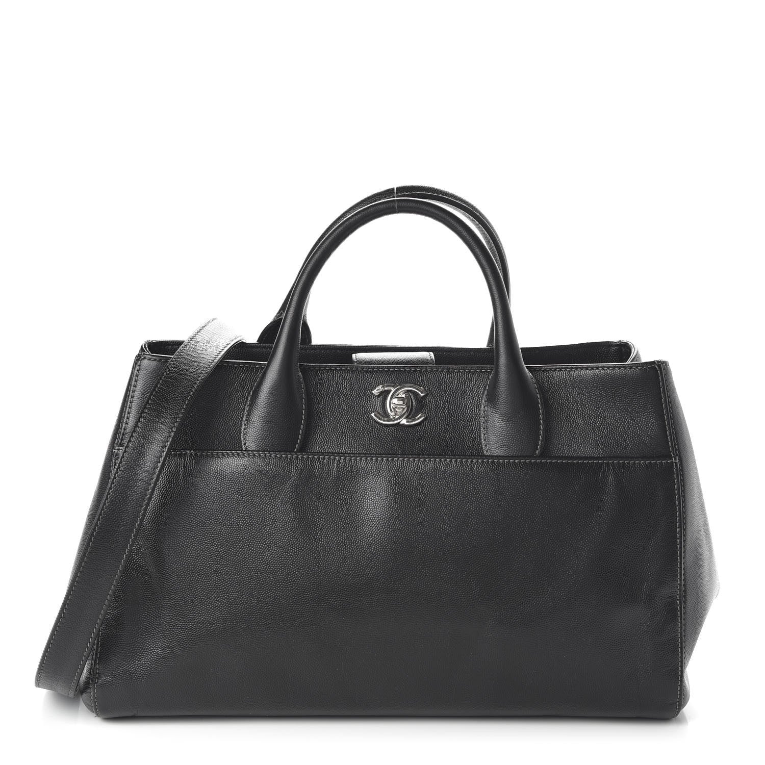 Chanel Caviar Cerf Executive Shopper Tote Black 1 of 12