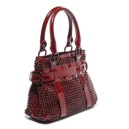 Burberry Patent Prorsum Rachel Studded Red 3 of 9