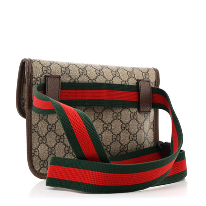 Gucci GG Supreme Monogram Neo Vintage Web Belt Bag Brown 3 of 11