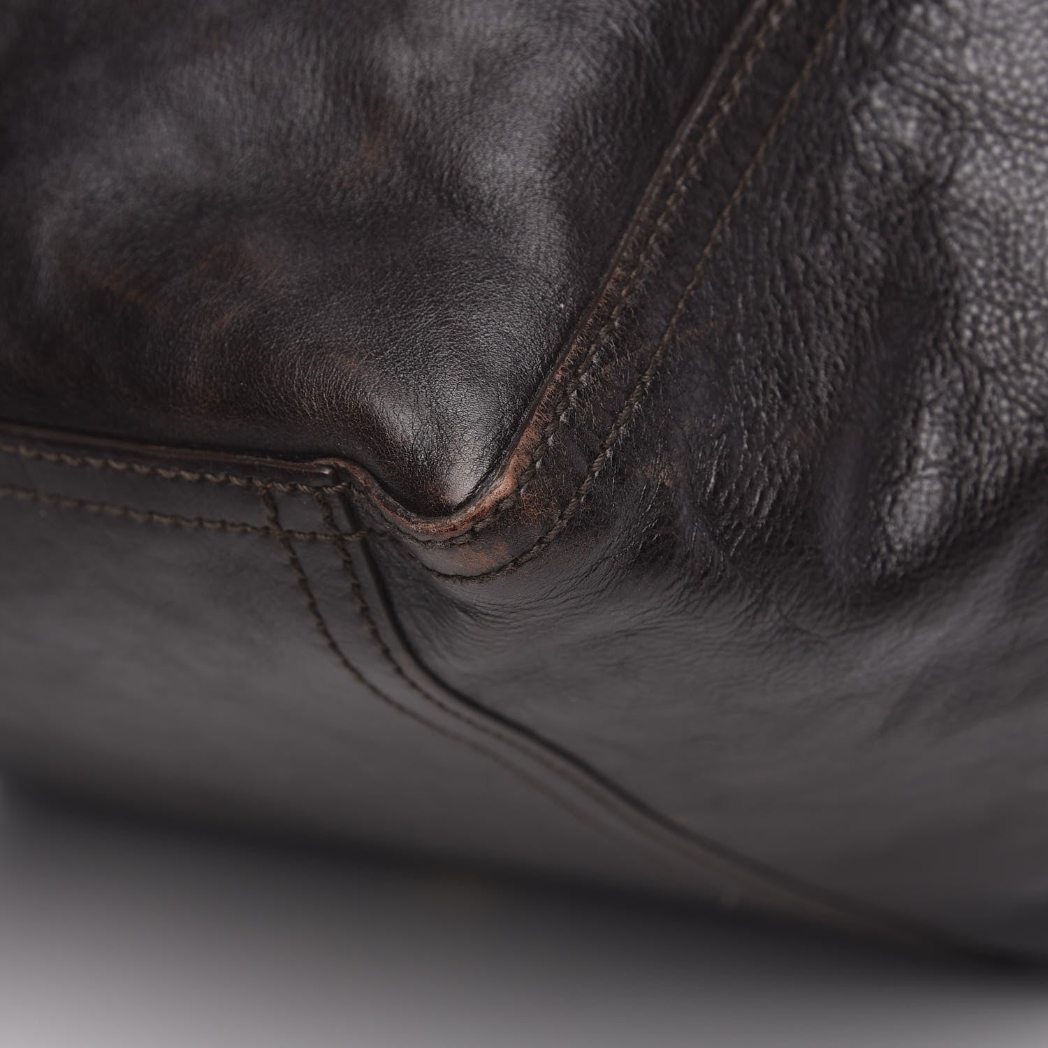 Saint Laurent Calfskin Medium Downtown Brown 16 of 19