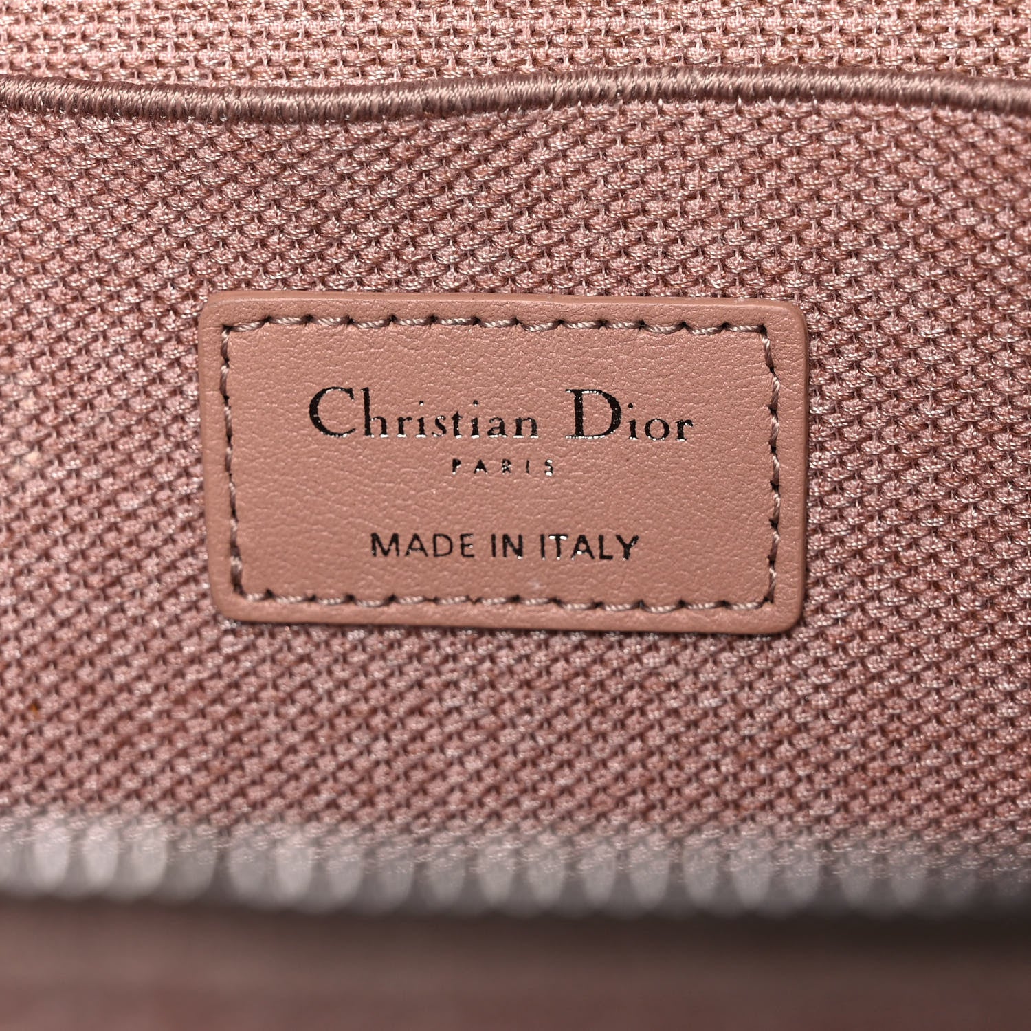 Christian Dior Mesh Embroidered Diortravel Vanity Case Clay 6 of 14