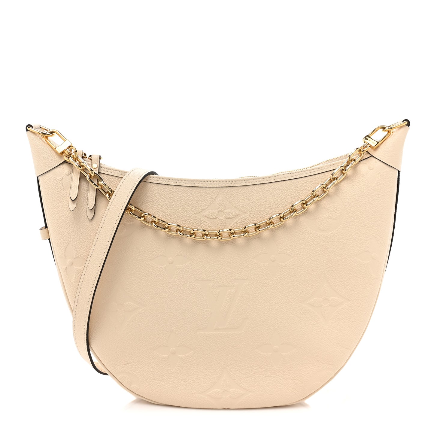 Empreinte Monogram Giant Loop Hobo Cream