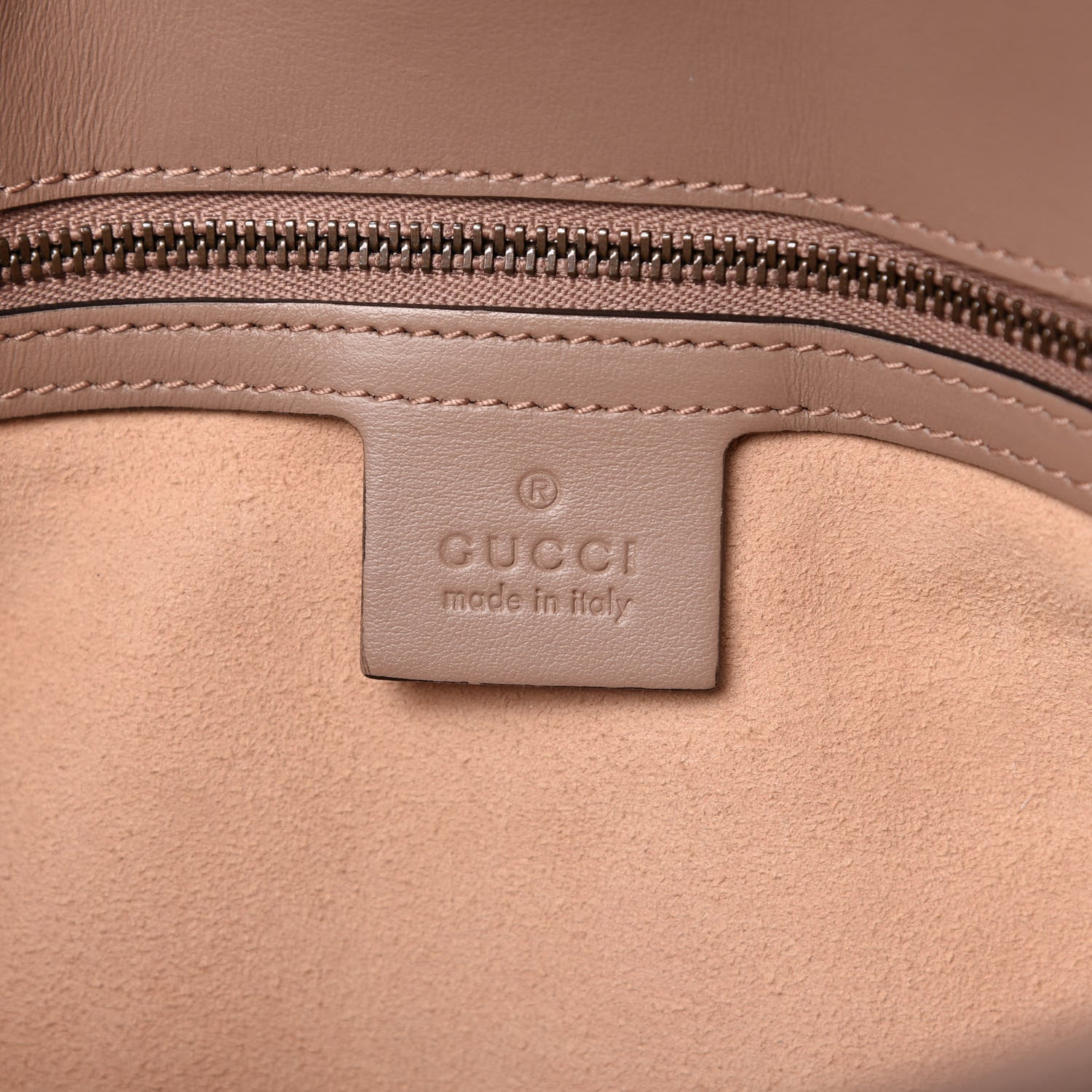 Gucci Calfskin Matelasse Medium GG Marmont Shoulder Bag Porcelain Rose 8 of 11