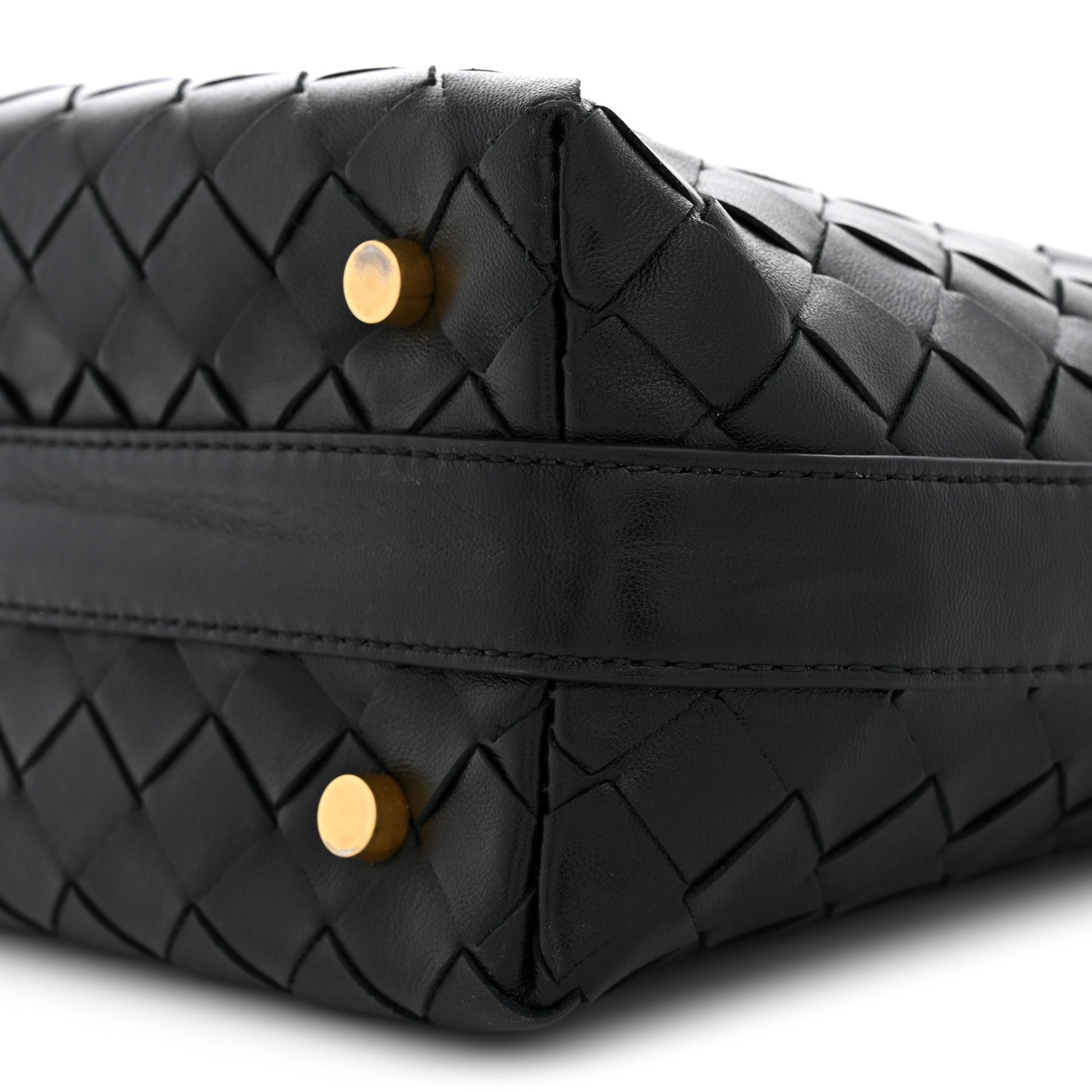 Bottega Veneta Calfskin Nappa Intrecciato Mini Wallace Black 10 of 13