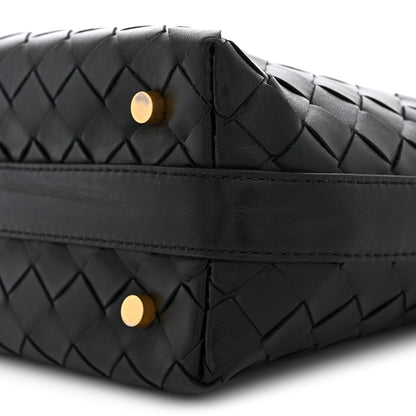 Bottega Veneta Calfskin Nappa Intrecciato Mini Wallace Black 10 of 13