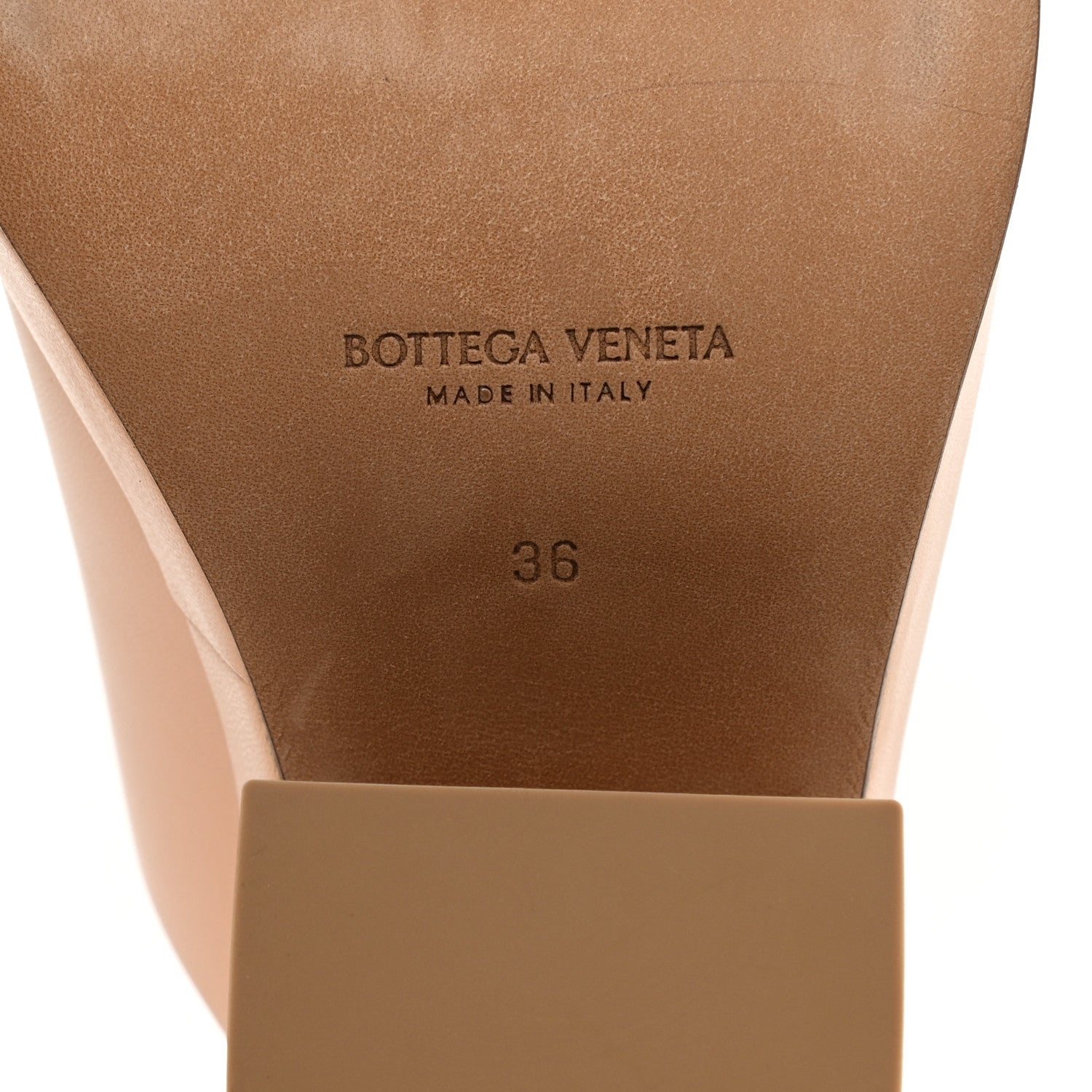 Bottega Veneta Nappa Slide Platform 115 Wedge Sandals 36 Macaroon 6 of 8