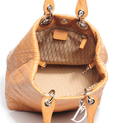 Christian Dior Lambskin Cannage Soft Large Lady Dior Tote Tan 7 of 8