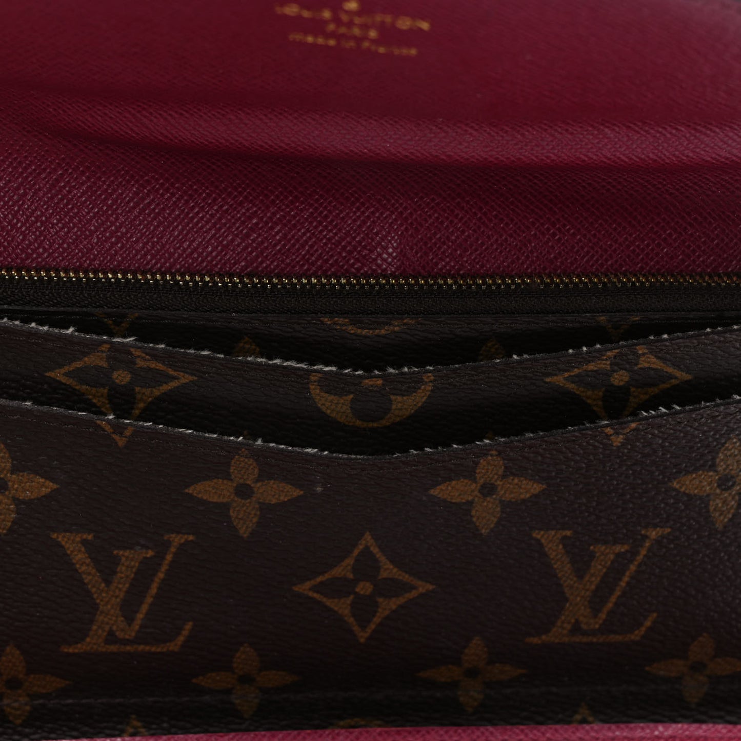 Monogram Josephine Wallet Fuchsia