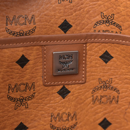 MCM Visetos Shopping Tote Cognac 6 of 13