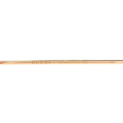 Gucci Square Frame Oversized Sunglasses GG1033S Gold Orange 6 of 7