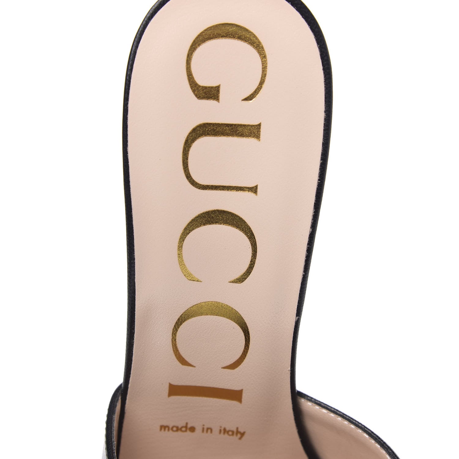 Gucci Malaga Kid Crystal Square G Madelyn Mules 37 Black 6 of 9