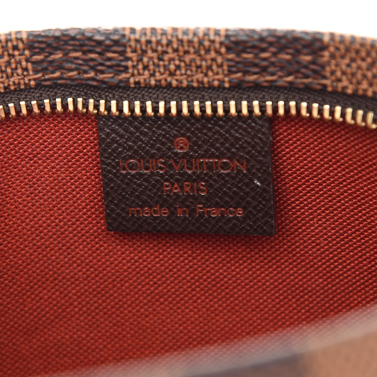 Louis Vuitton Damier Ebene Trousse Make Up Bag Pochette 6 of 9