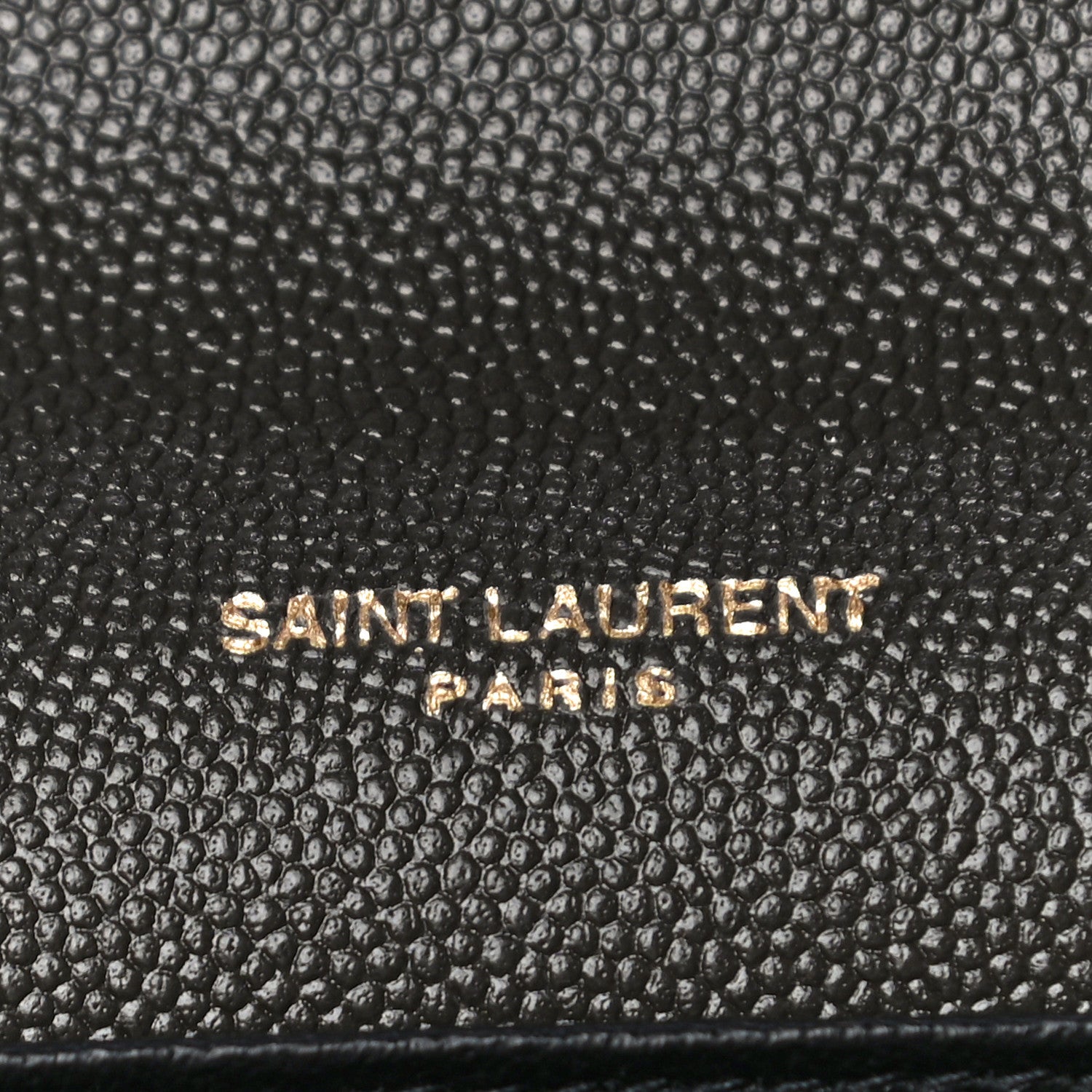 Saint Laurent Grain De Poudre Uptown Chain Wallet Pebble 7 of 10