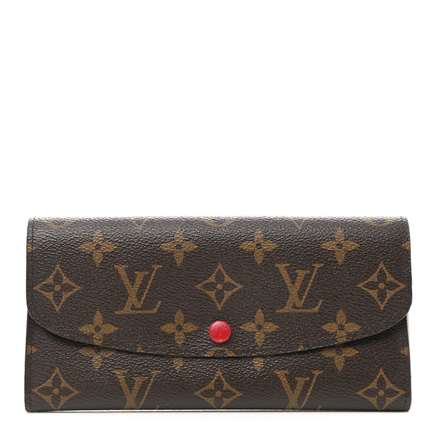 Monogram Emilie Wallet Rouge