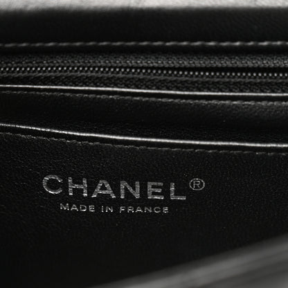 Chanel Lambskin Quilted Mini Rectangular Flap Black 6 of 11