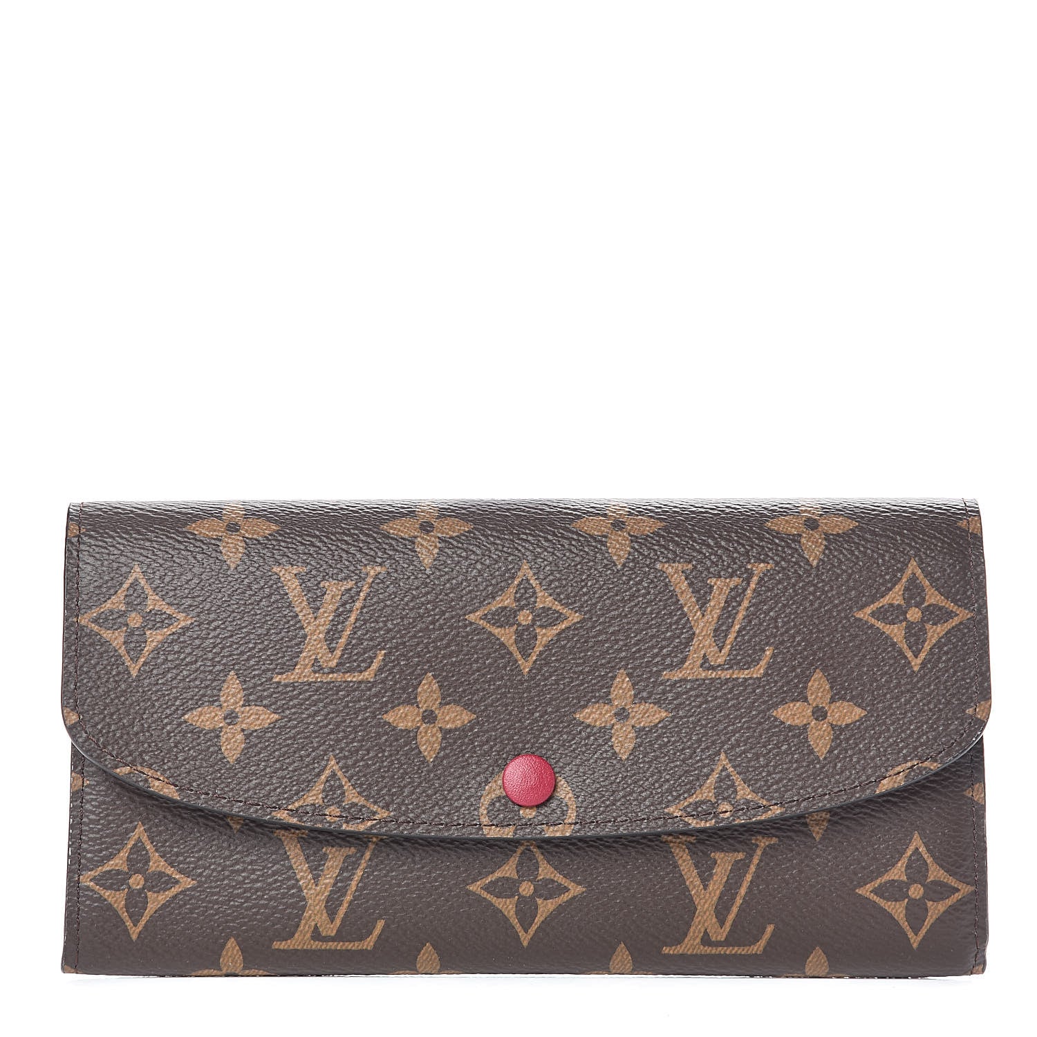 Louis Vuitton Monogram Emilie Wallet Fuchsia 1 of 7